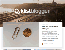 Tablet Screenshot of cyklistbloggen.se